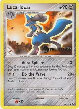 Lucario, DP Black Star Promos 53/127