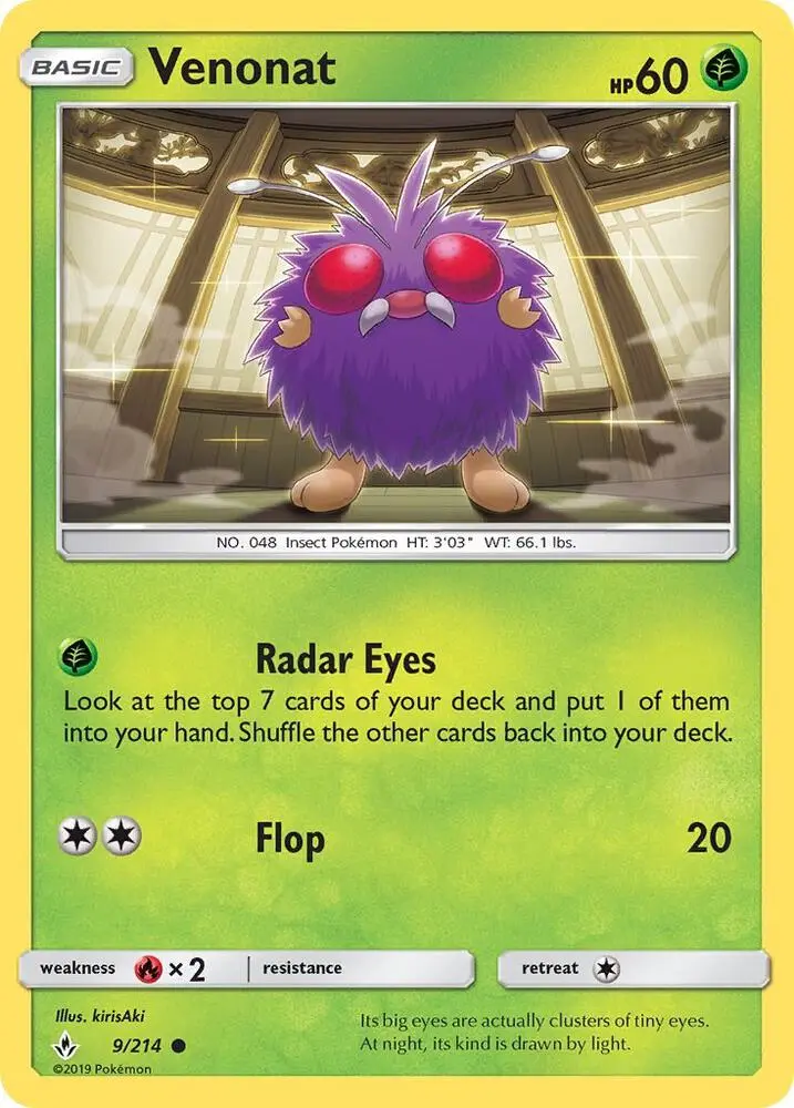 Venonat, Unbroken Bonds 9/214