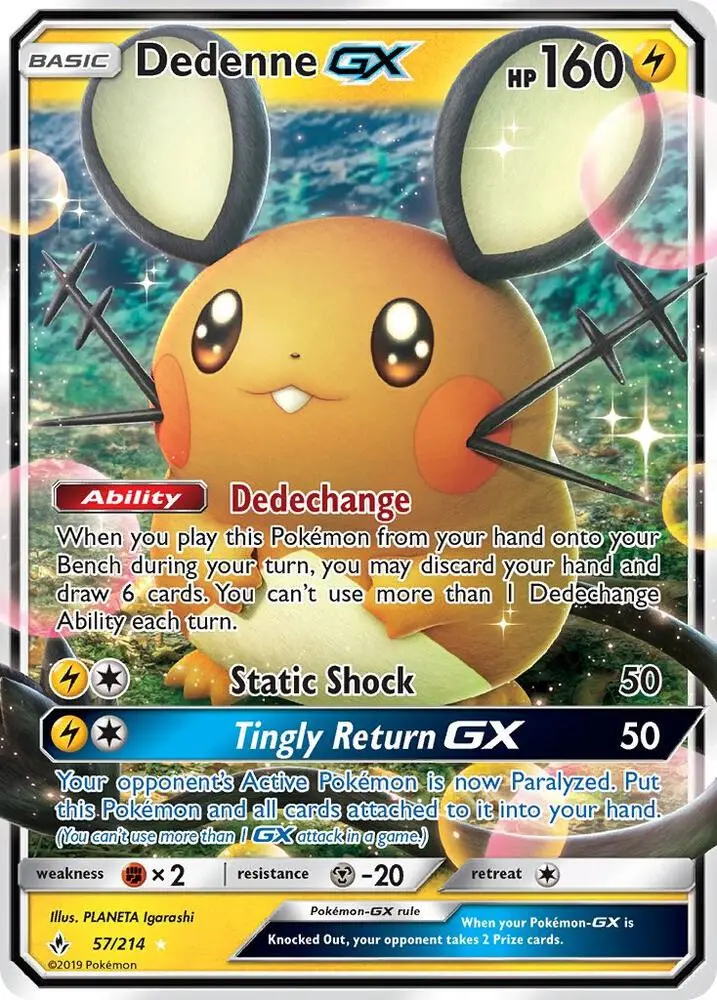 Dedenne GX, Unbroken Bonds 57/214