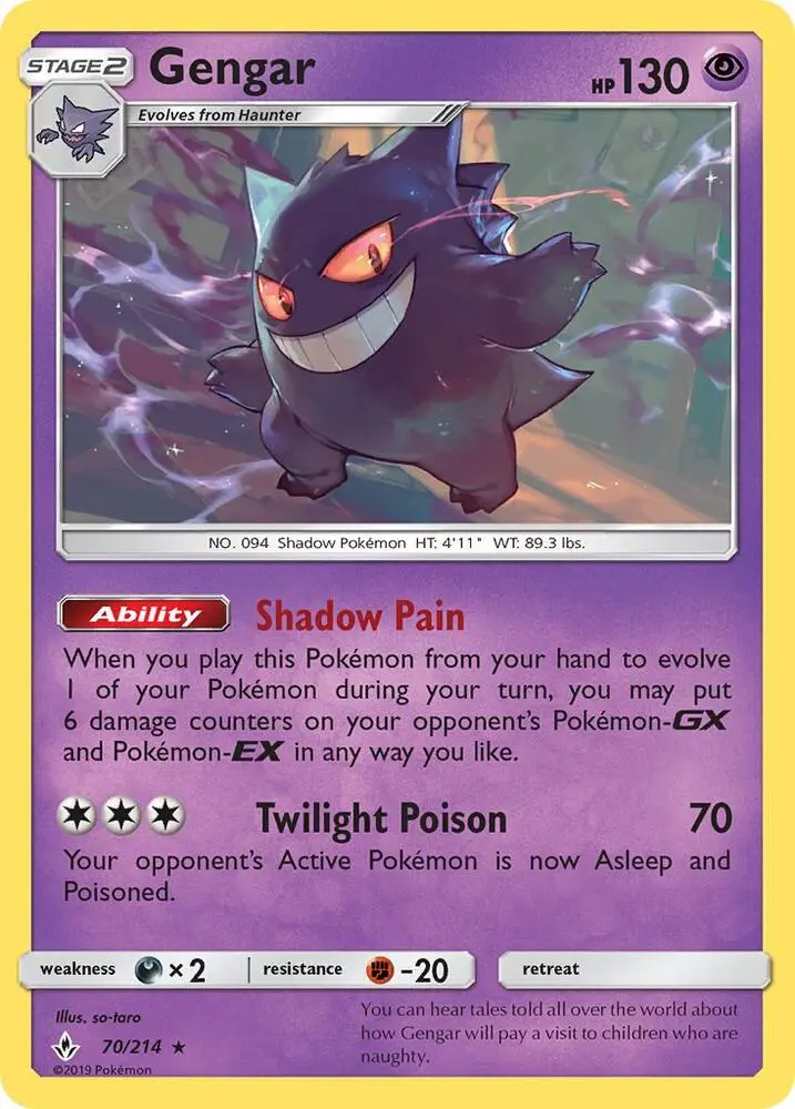 Gengar, Unbroken Bonds 70/214