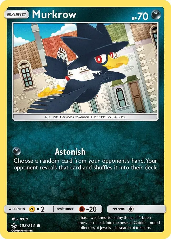 Murkrow, Unbroken Bonds 108/214