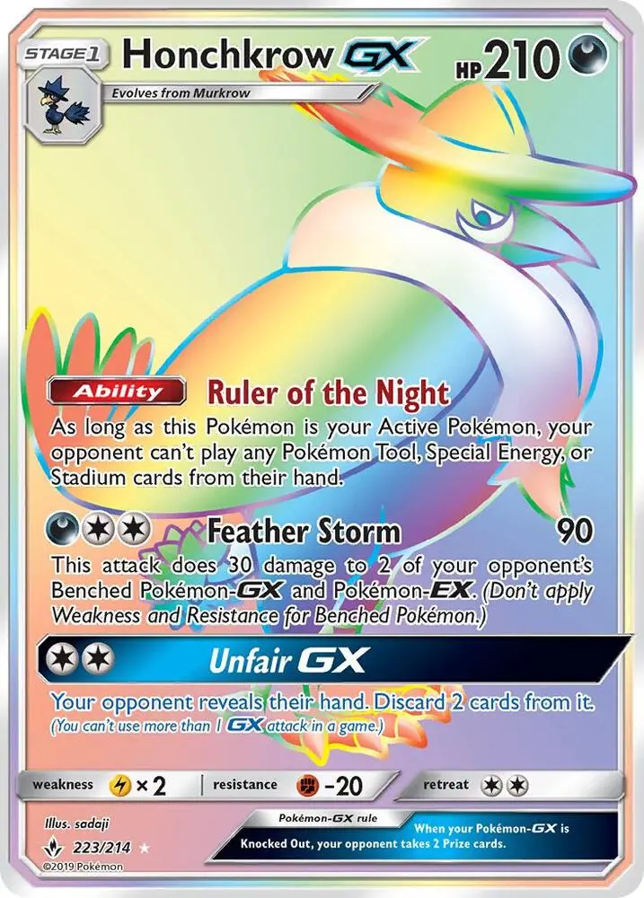 Honchkrow GX, Unbroken Bonds 223/214