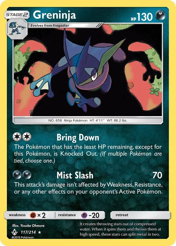 Greninja, Unbroken Bonds 117/214