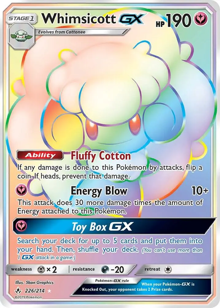 Whimsicott GX, Unbroken Bonds 226/214