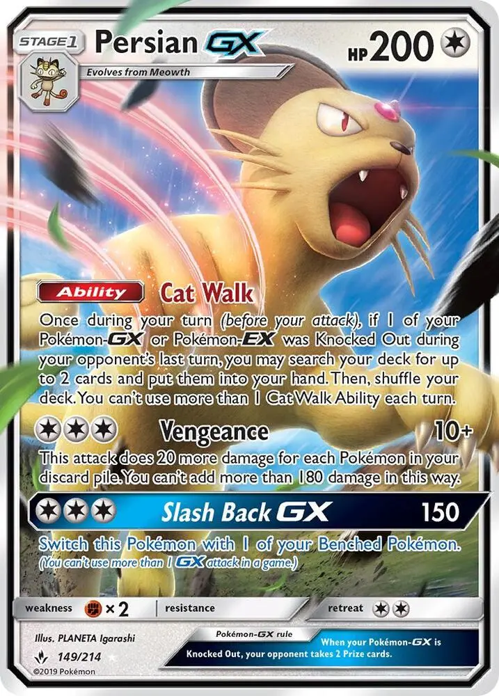 Persian GX, Unbroken Bonds 149/214