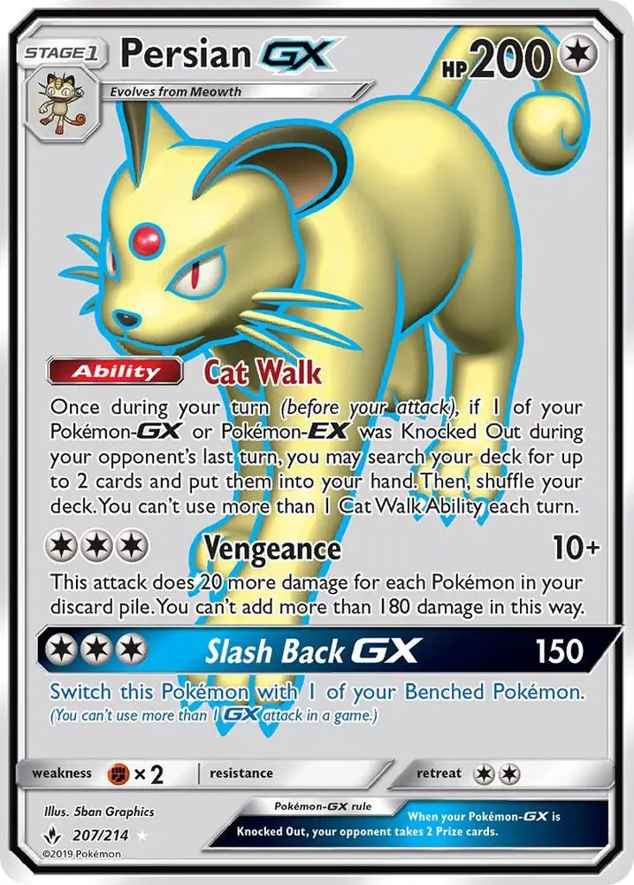 Persian GX, Unbroken Bonds 207/214