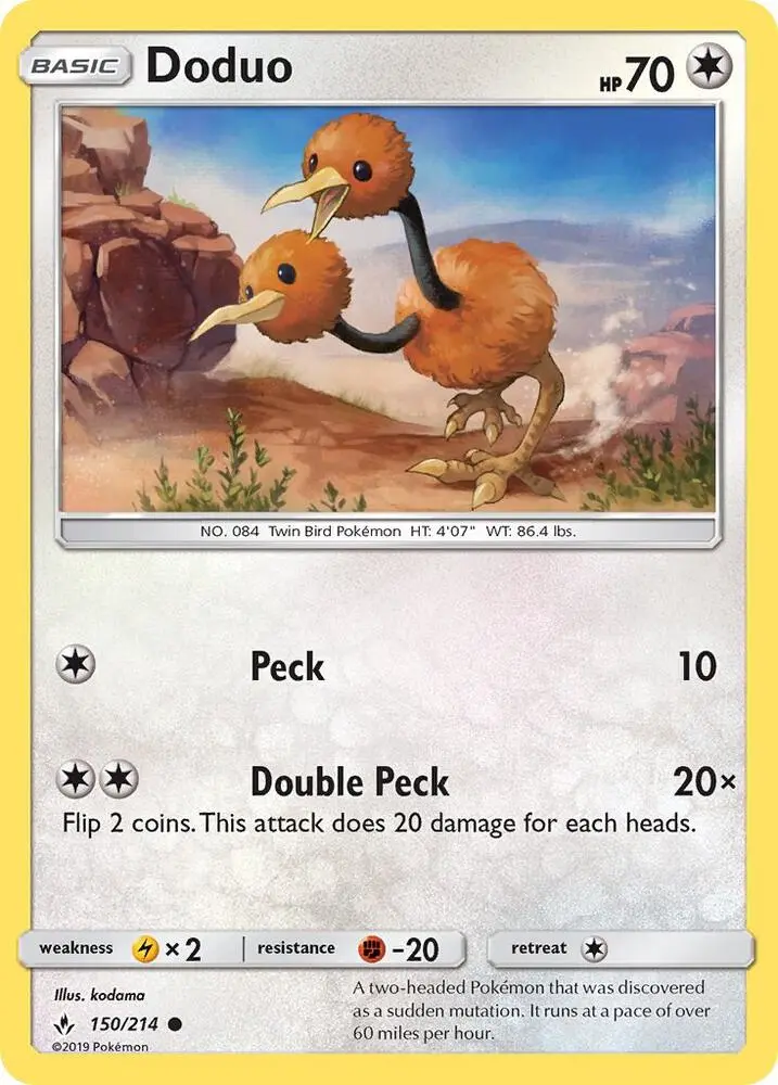 Doduo, Unbroken Bonds 150/214