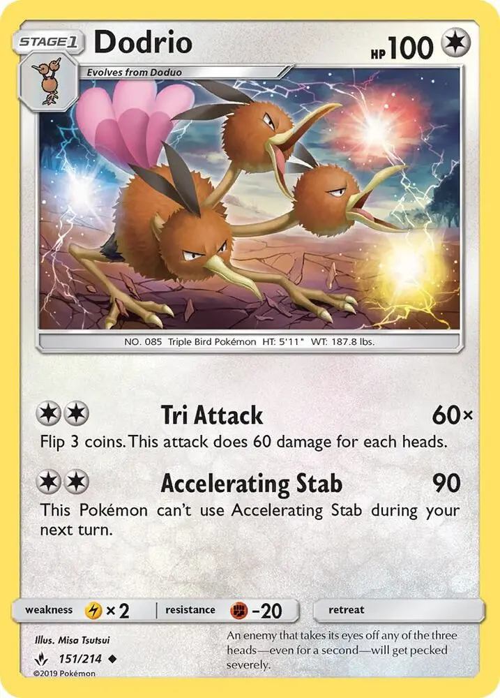 Dodrio, Unbroken Bonds 151/214