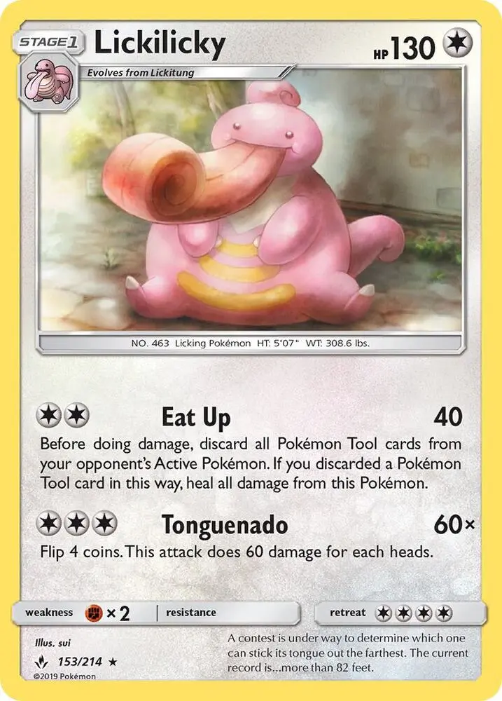 Lickilicky, Unbroken Bonds 153/214
