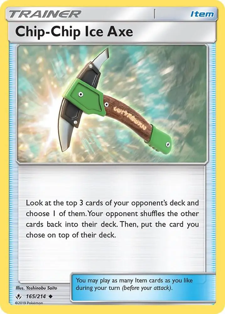 Chip-Chip Ice Axe, Unbroken Bonds 165/214