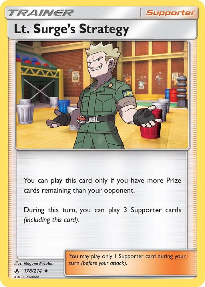 Lt. Surge’s Strategy, Unbroken Bonds 178/214