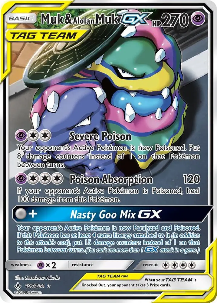 Muk & Alolan Muk GX, Unbroken Bonds 197/214