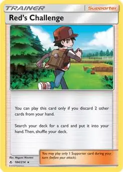 Red's Challenge - 184/214 (SM - Unbroken Bonds), Deck Exclusives 184/214