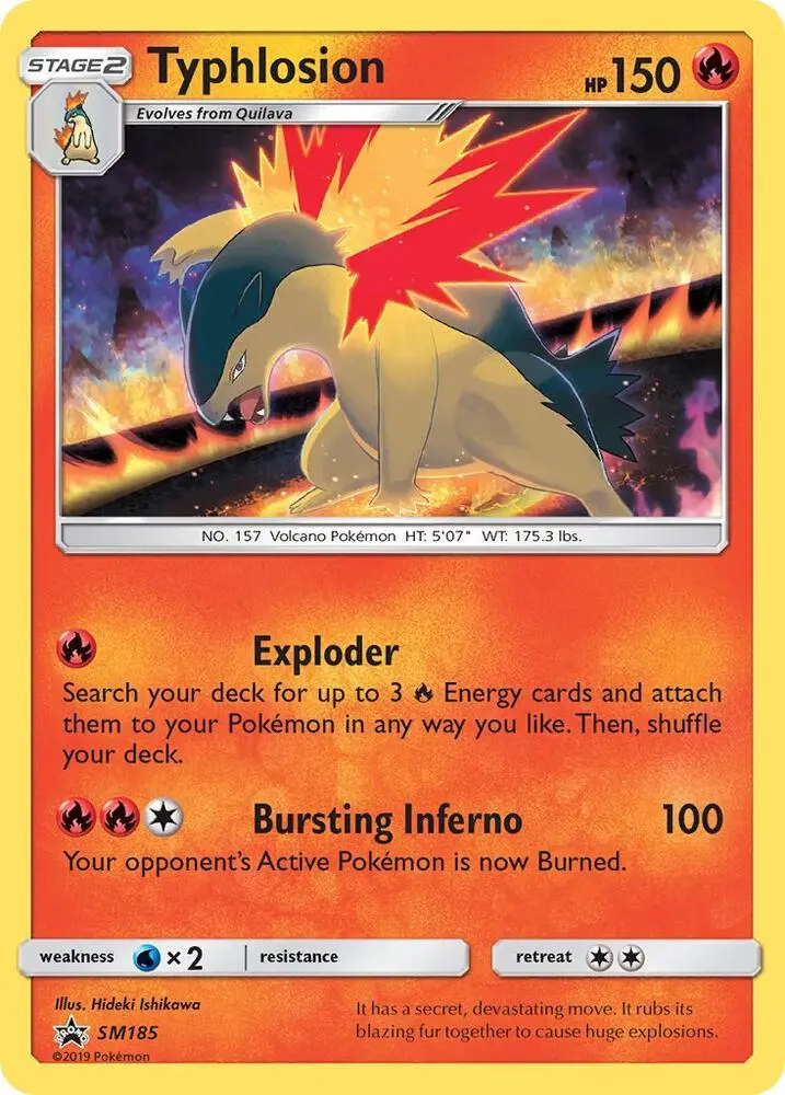 Typhlosion, SM Black Star Promos SM185/248