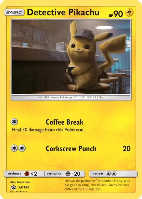 Detective Pikachu, SM Black Star Promos SM190/248