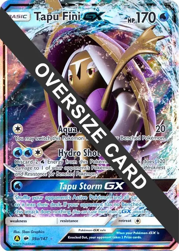 Tapu Fini GX, Jumbo cards 039a/147
