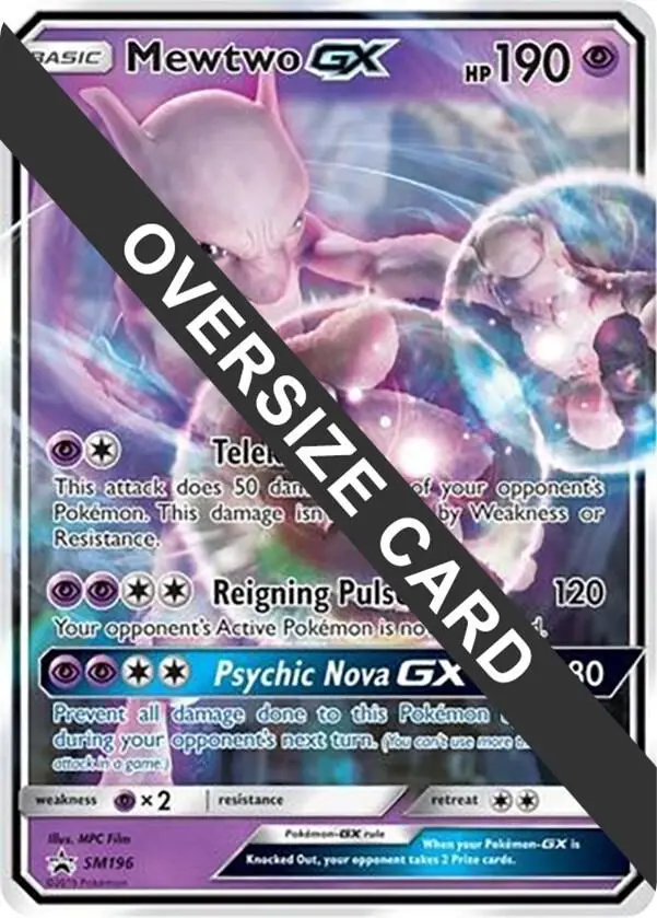 Mewtwo GX, Jumbo cards SM196