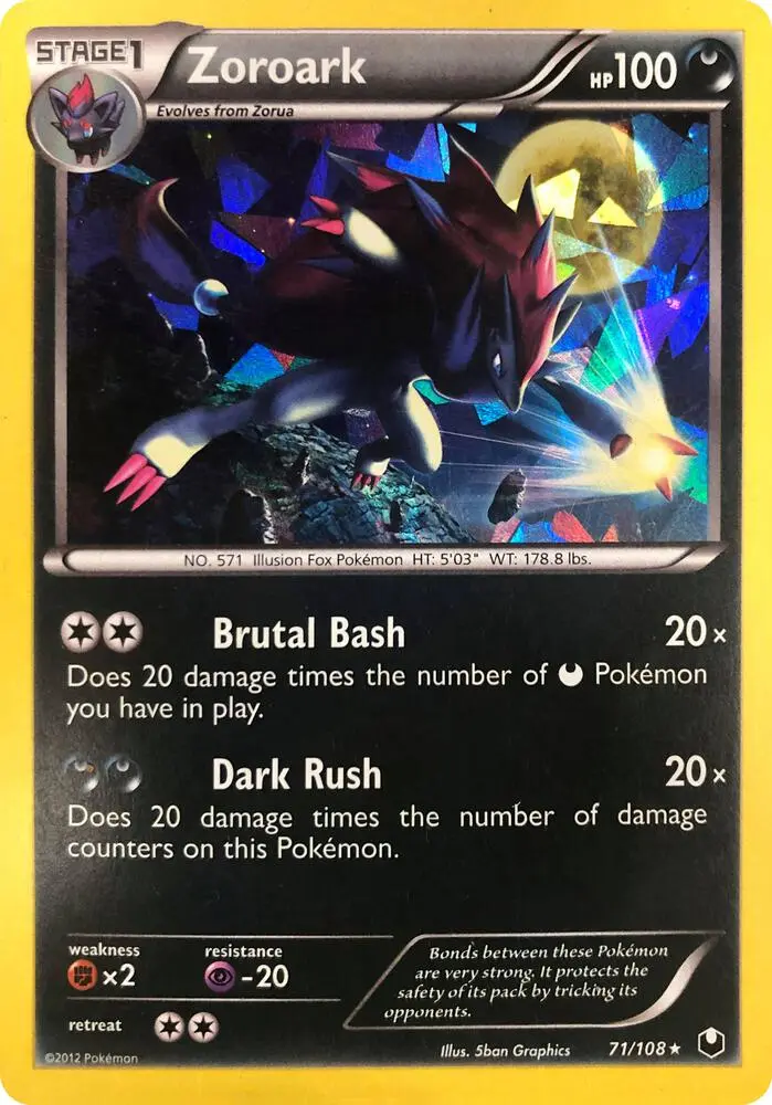 Zoroark, Deck Exclusives 091/162