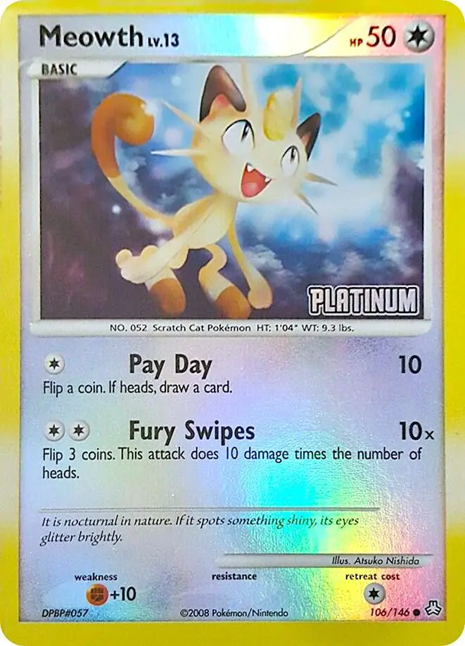 Meowth, Burger King Promos 106/146