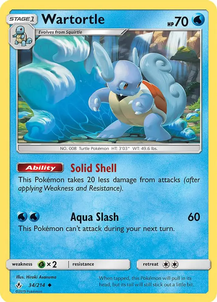 Wartortle, Miscellaneous Cards & Products 034/214