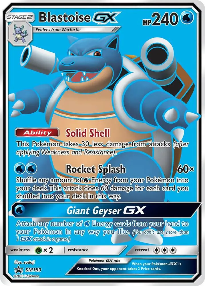 Blastoise GX, SM Black Star Promos SM189/248