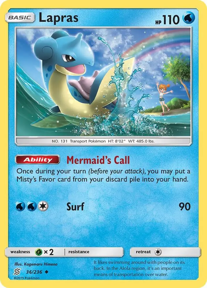 Lapras, Unified Minds 36/236