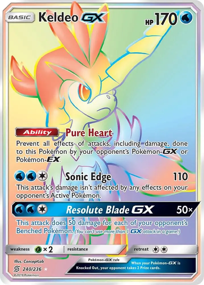 Keldeo GX, Unified Minds 240/236