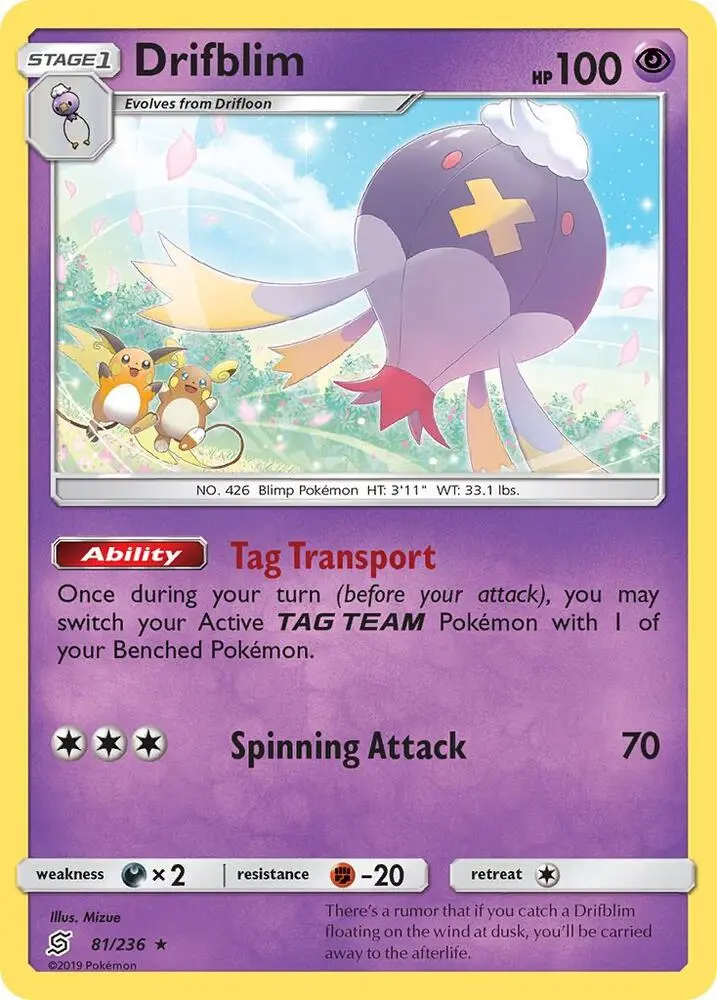Drifblim, Unified Minds 81/236