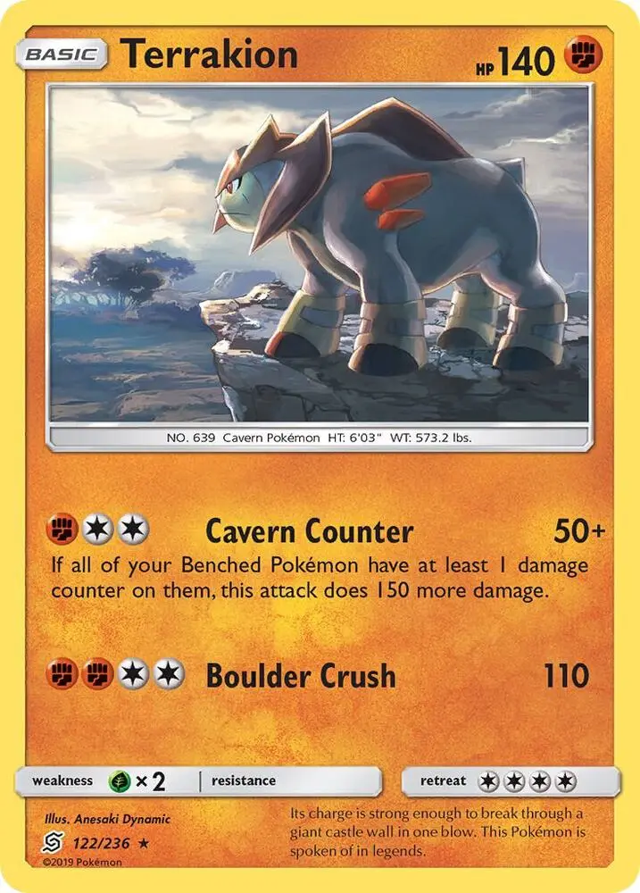 Terrakion, Unified Minds 122/236