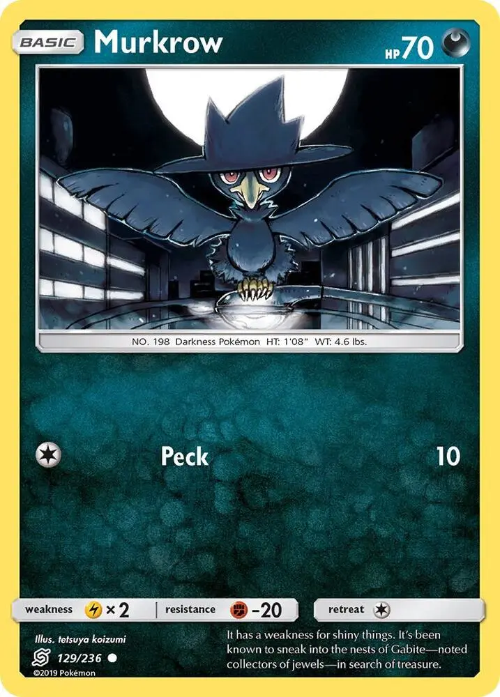 Murkrow, Unified Minds 129/236