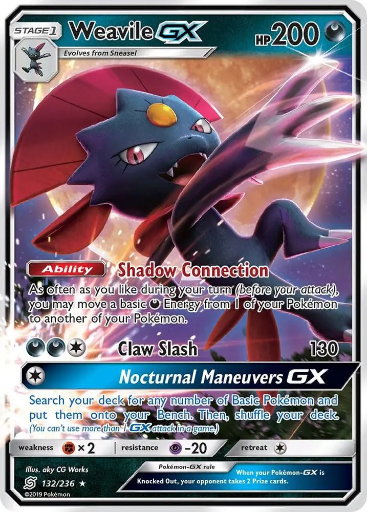 Weavile GX, Unified Minds 132/236