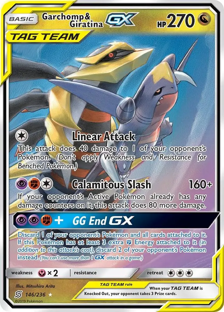 Garchomp & Giratina GX, Unified Minds 146/236