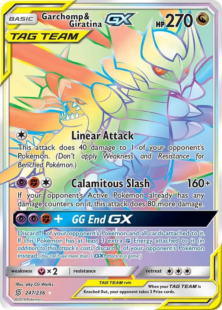 Garchomp & Giratina GX, Unified Minds 247/236