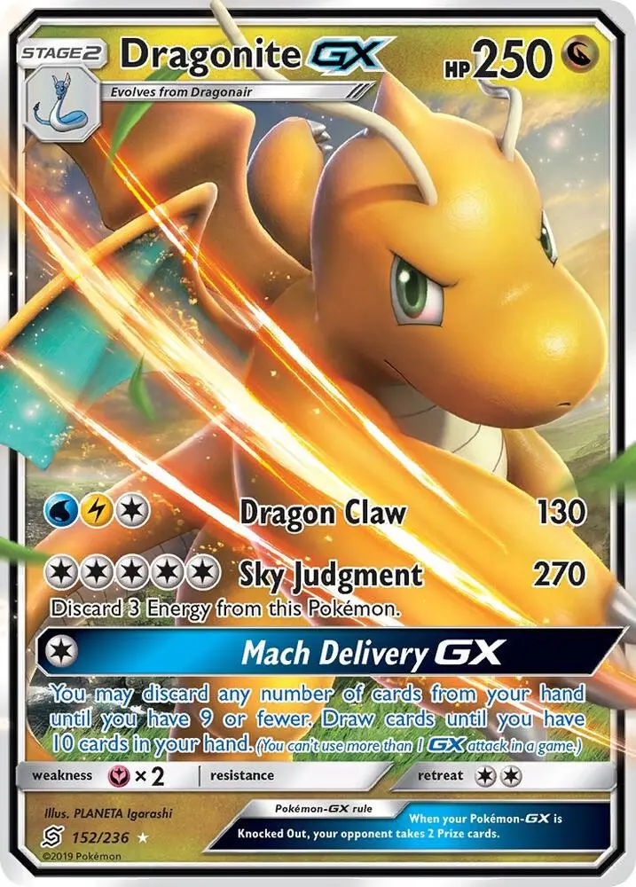 Dragonite GX, Unified Minds 152/236