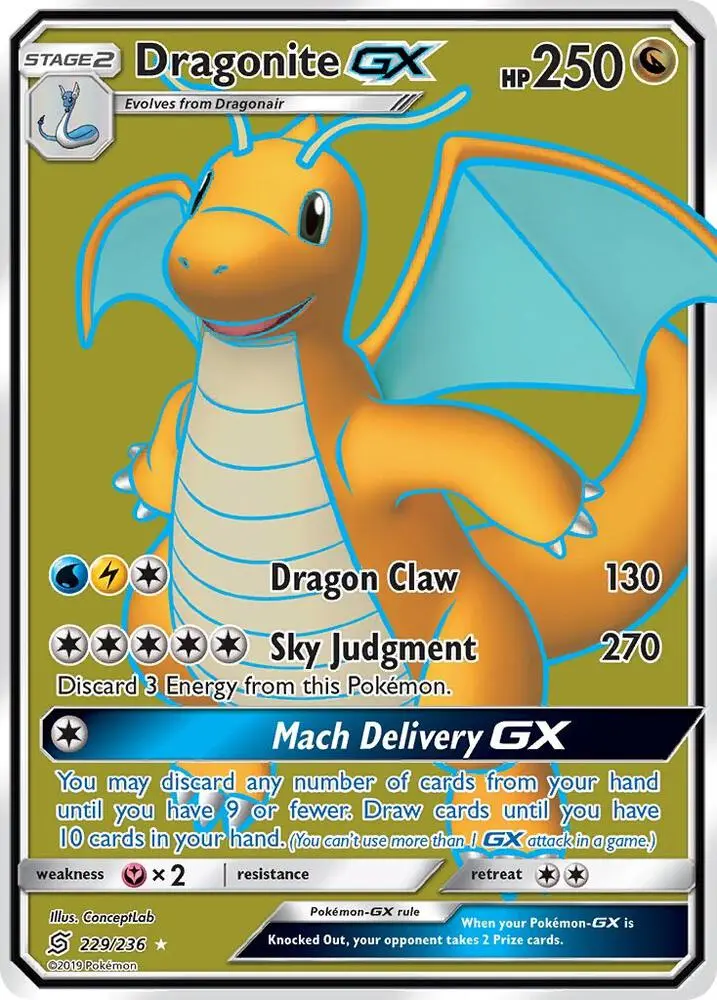 Dragonite GX, Unified Minds 229/236