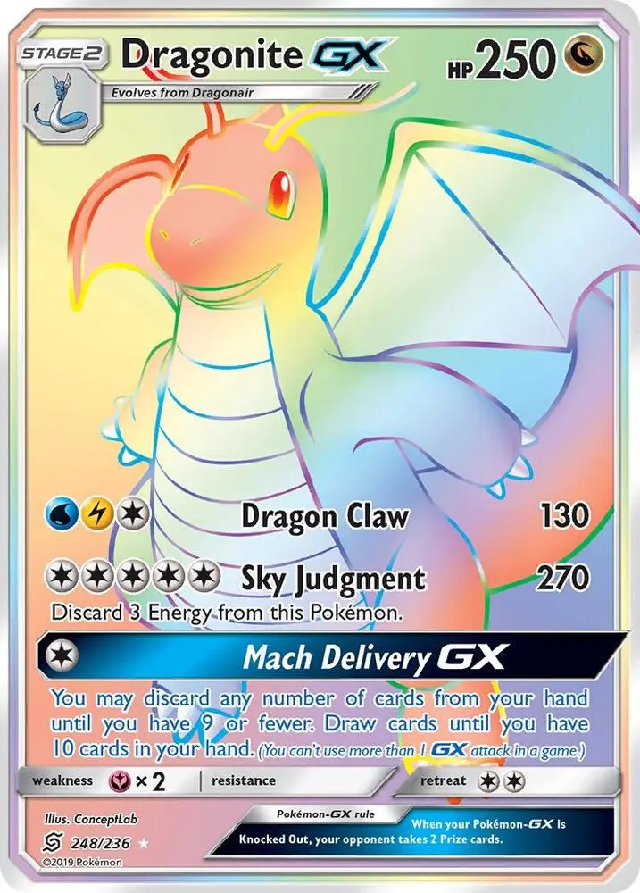 Dragonite GX, Unified Minds 248/236