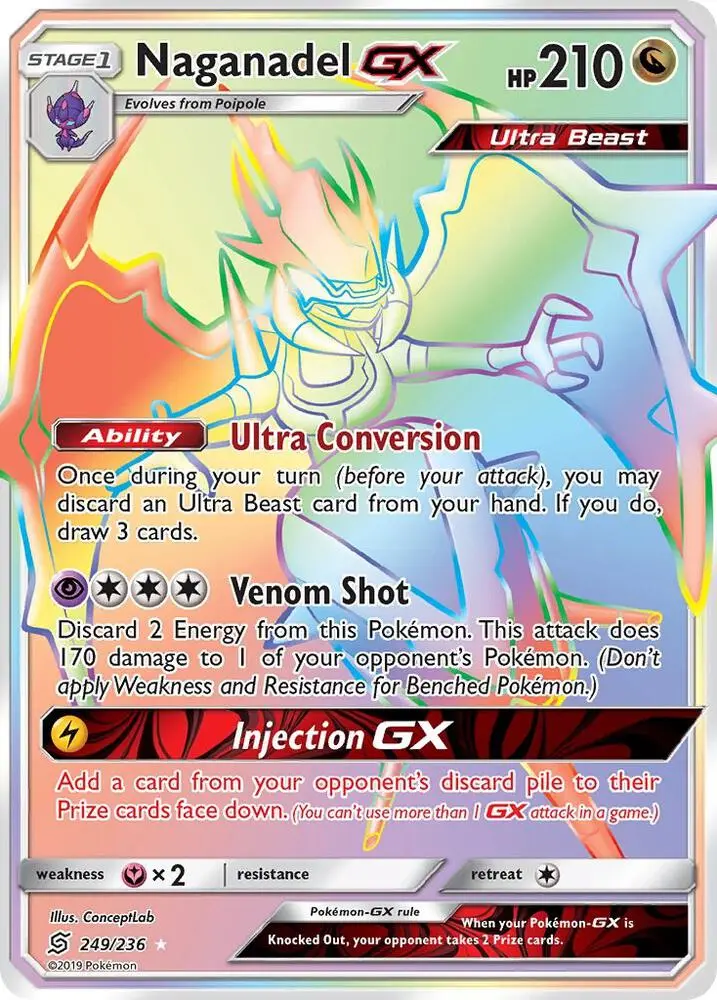 Naganadel GX, Unified Minds 249/236