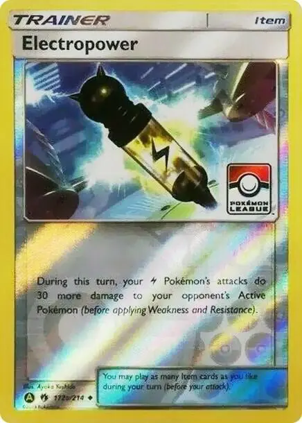 Electropower, League & Championship Cards 172a/214