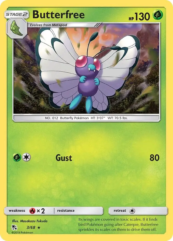 Butterfree, Hidden Fates 3/68