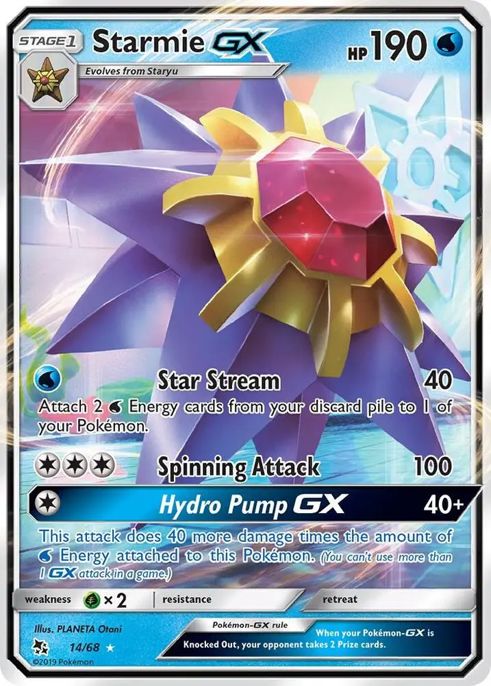 Starmie GX, Hidden Fates 14/68