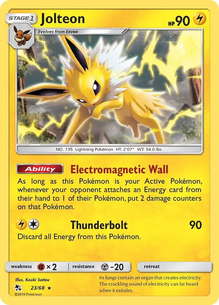 Jolteon, Hidden Fates 23/68