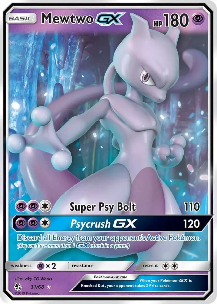 Mewtwo GX, Hidden Fates 31/68
