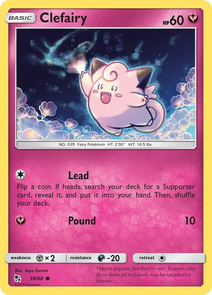 Clefairy, Hidden Fates 38/68