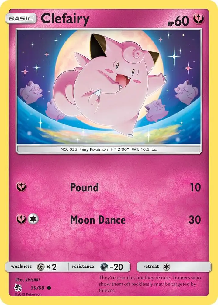 Clefairy, Hidden Fates 39/68