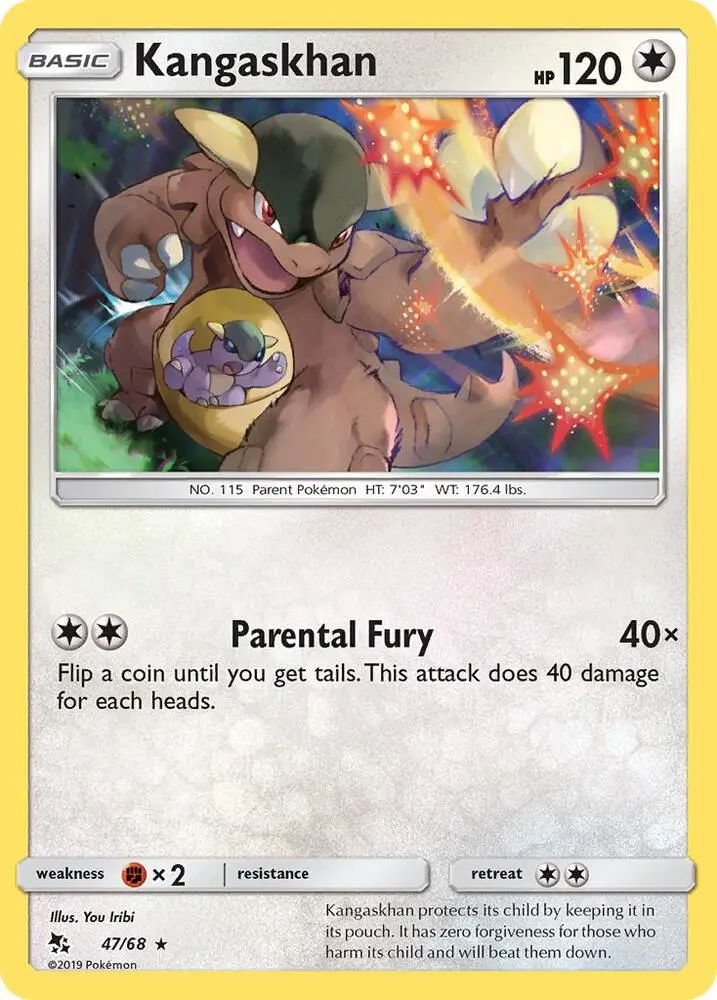 Kangaskhan, Hidden Fates 47/68