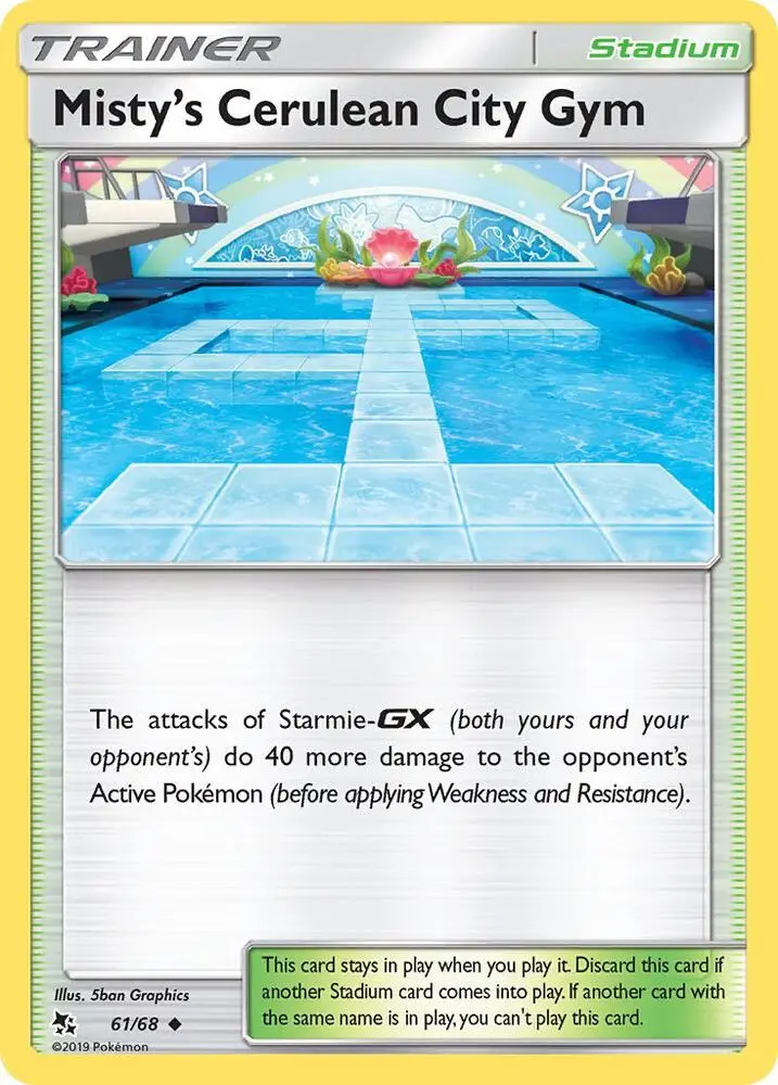 Misty’s Cerulean City Gym, Hidden Fates 61/68