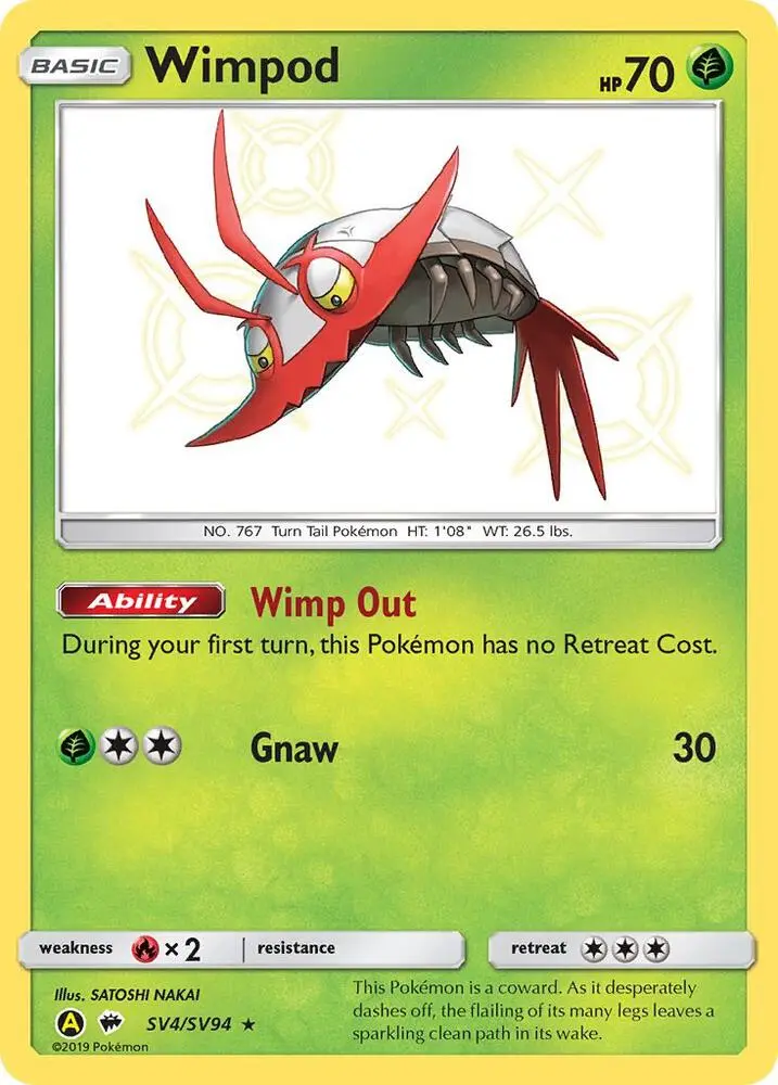 Wimpod, Hidden Fates Shiny Vault SV4/94