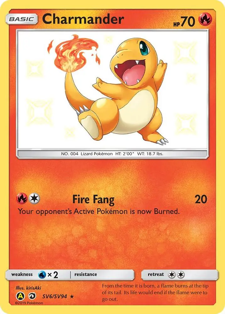 Charmander, Hidden Fates Shiny Vault SV6/94