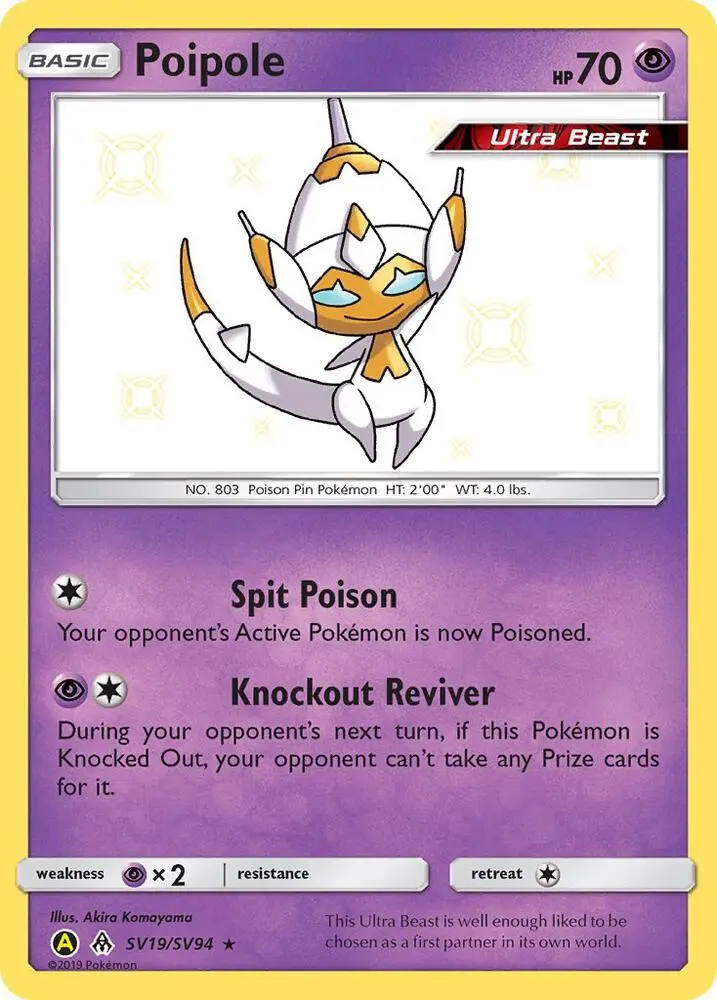 Poipole, Hidden Fates Shiny Vault SV19/94