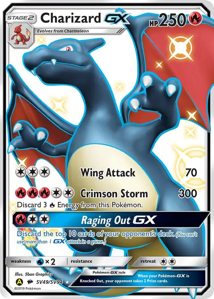 Charizard-GX, Hidden Fates Shiny Vault SV49/94